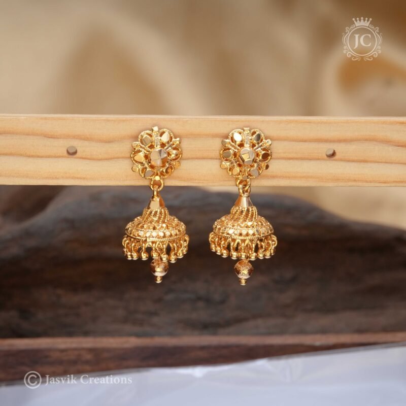 Micro Plated Jhumka - JCER329