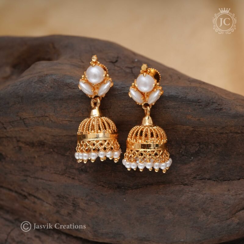 Micro Plated Jhumka - JCER331