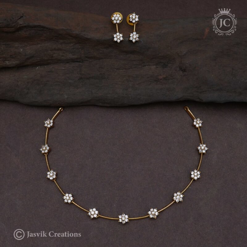 Premium Diamond Look Necklace - JCNL339