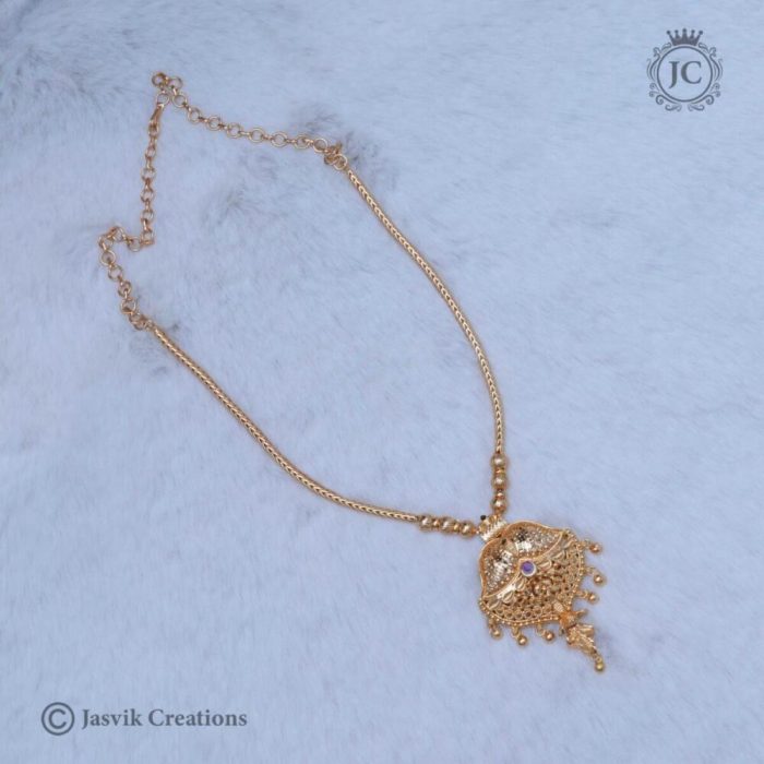 340 Forming Real Gold Look Necklace JCNL340 (1)
