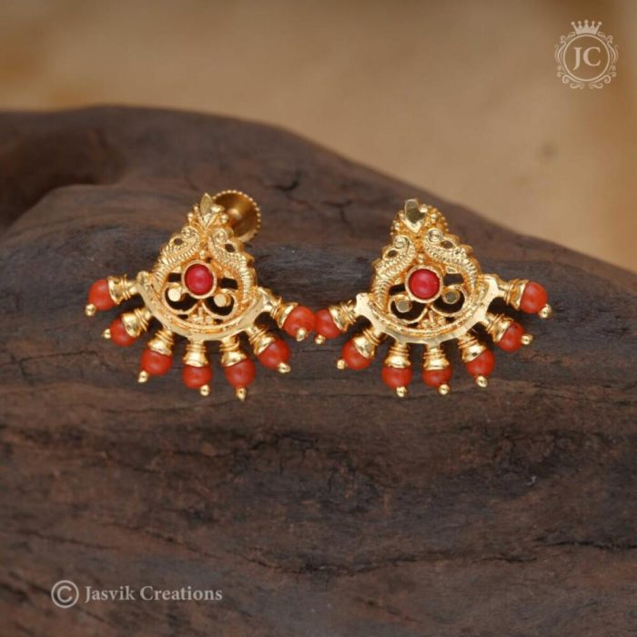 345 Microplated Ear rings - - JCER345 - 120 (6)