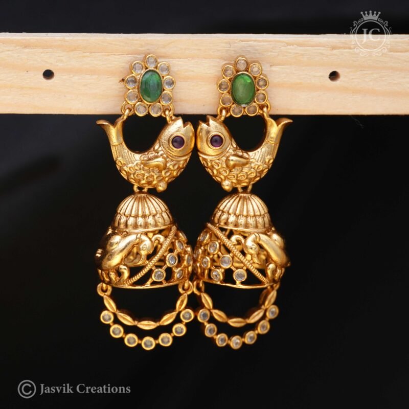 Premium Fish Jhumka - JCER351