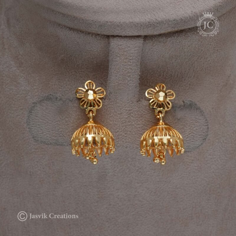 Micro-Plated-Jhumka - JCER358