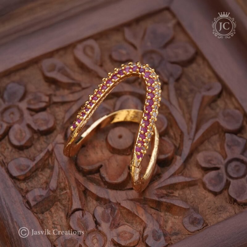 MicroPlated-AD-Vanki-Ring-Red - JCFR036