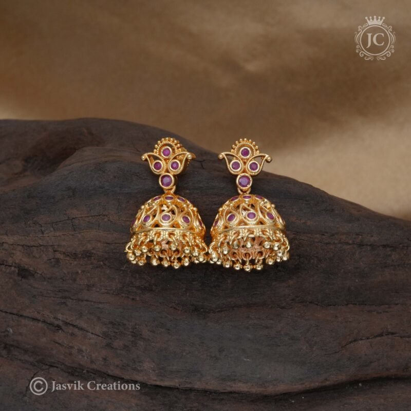 Micro Plated Jhumka - JCER364