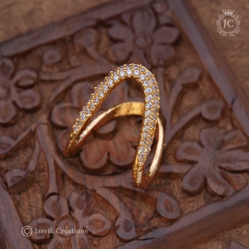 MicroPlated-AD-Vanki-Ring-White -  JCFR038
