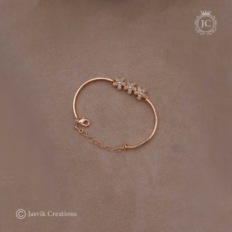 Rose Gold Bracelet -  JCBT036 - Image 2