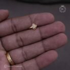 10 AD Flower Pattern Nose Pin- JCNP010 - 99 (2)