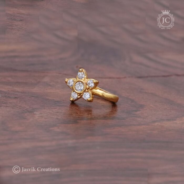 13 AD Flower Pattern Nose Pin- JCNP013 - 99 (1)