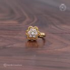 15 AD Flower Pattern Nose Pin- JCNP015 - 99 (1)