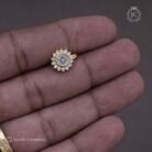 17 AD Round Pattern Nose Pin- JCNP017 - 99 (2)