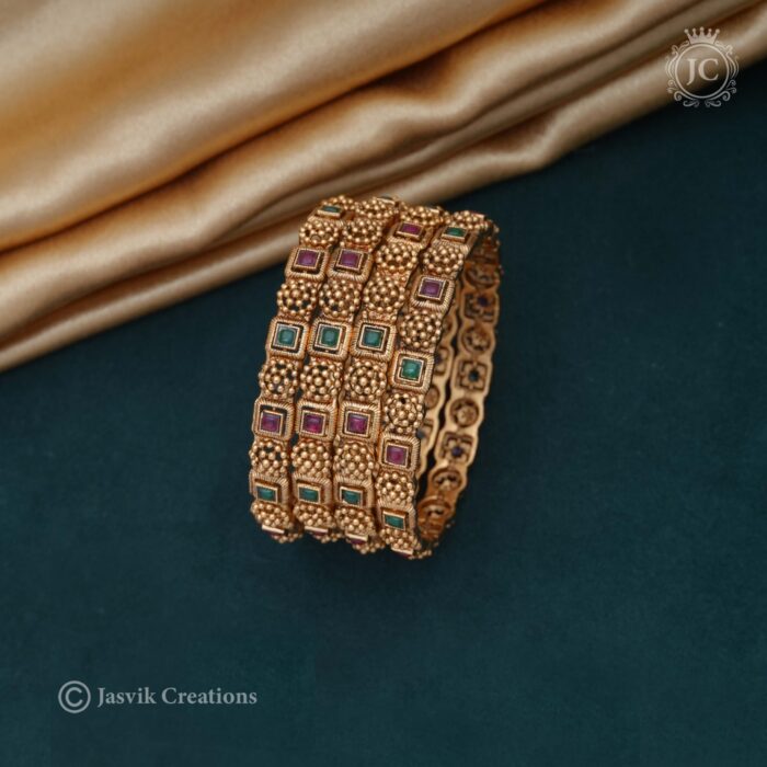 175 MAtte Finish Set Bangle - JCBN175- 325 (2)