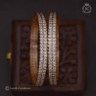 183 Impon 2 Line Bangle ( White) – JCBN183 (3) – 799