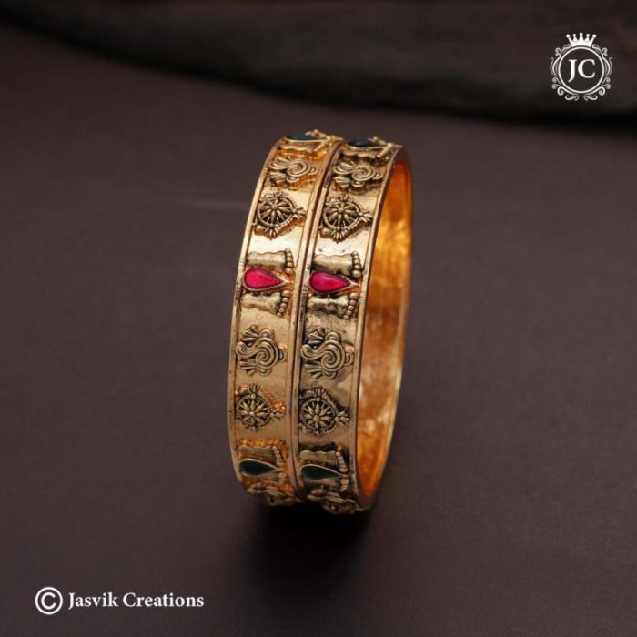 184 Traditional Premium Bangle- JCBN184 - 450 (3)