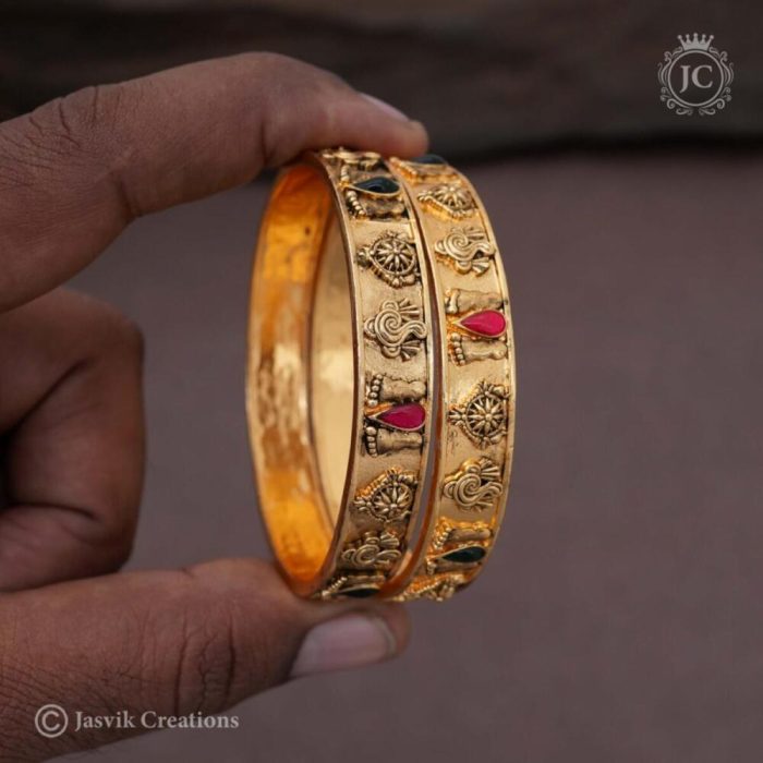 184 Traditional Premium Bangle- JCBN184 - 450 (4)