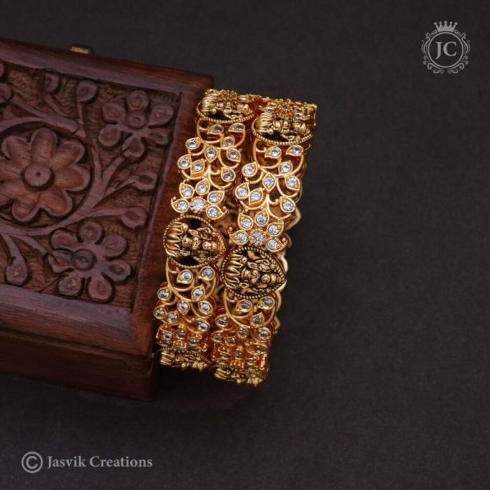 197 Premium antique Lakshmi Bangles- JCBN197 - 650 2.4 - 2 (3)