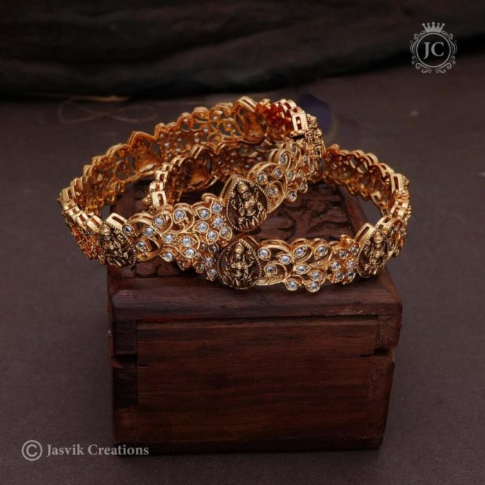 197 Premium antique Lakshmi Bangles- JCBN197 - 650 2.4 - 2 (5)