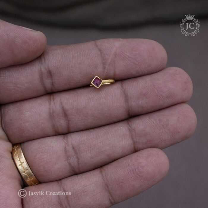 2 Rani Pink Nose Pin- 70 -JCNP002 (2)