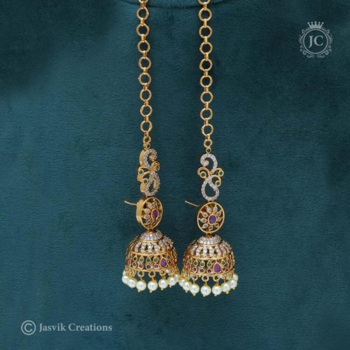 20 PRemium Jhumkq with Mattal- JCML020 - 699 (3)