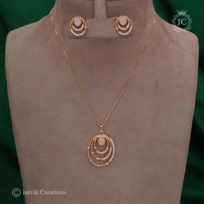 283 Rose Gold Chain Set- JCCH283 - 299