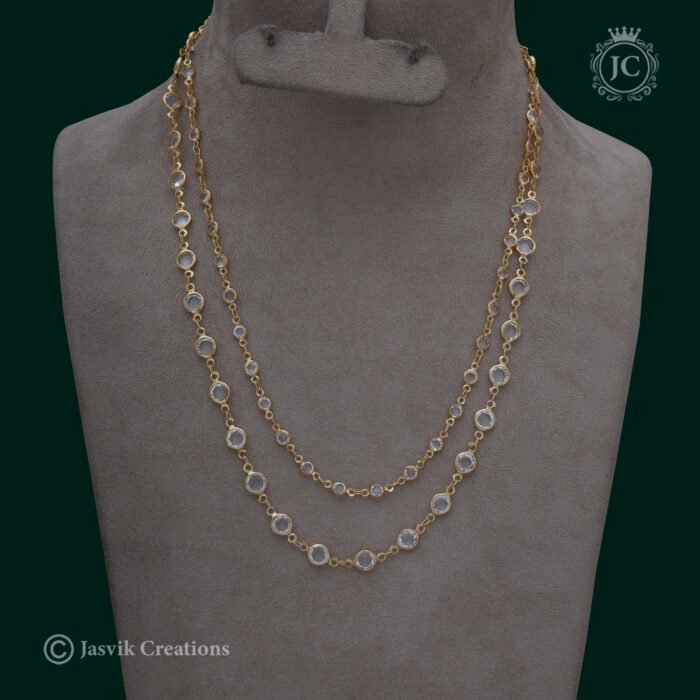 287 2 Line Crystal Chain JCCH287 – 499 (2)