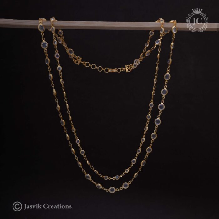 287 2 Line Crystal Chain JCCH287 – 499 (3)