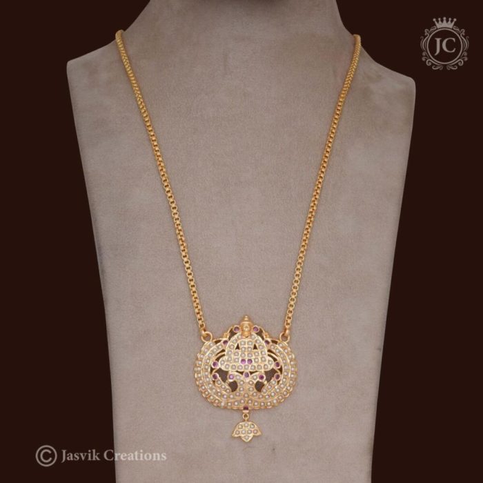303 Pearl Lakshmi Dollar Chain - JCCH303 - 24 999 1099 30 (4)