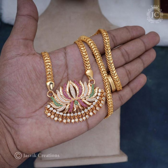 310-mULTI-cOLOUR-lOTUS-dOLLAR-cAHIN----JCCH310---999-24-1099-30