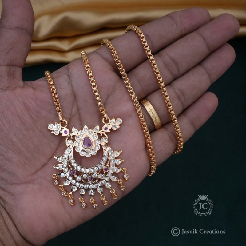 Traditional Impon Dollar Chain - JCCH319 - Image 2