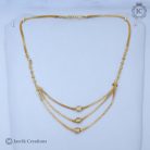322 Gold Lok Ball Step Chain - JCCH322 - 699 (3)