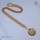 327 Vinayagar Dollar chain (Black ) JCCH327- 24 650 30 750 (6)