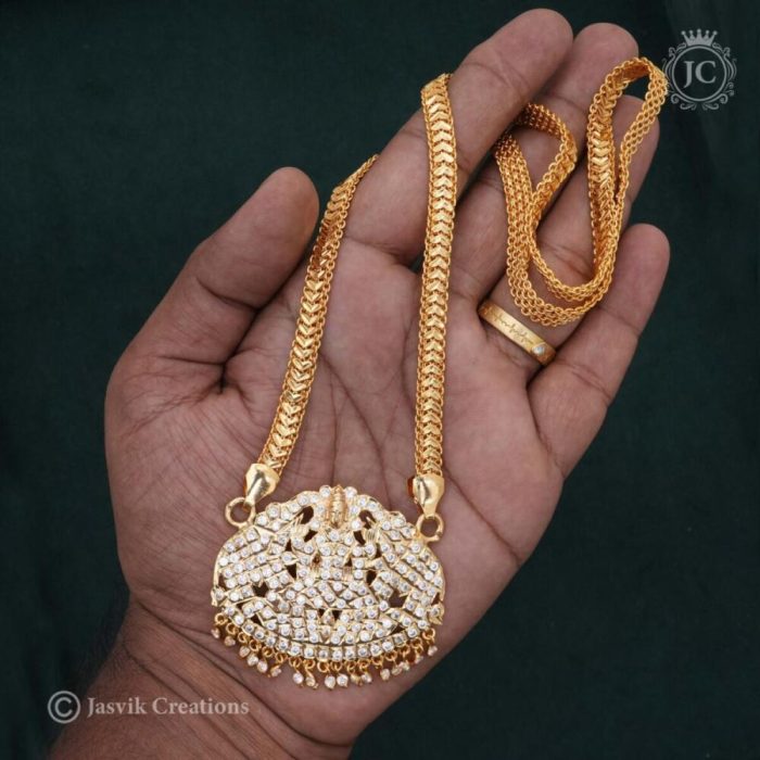 336 Impon Kajalakshmi Dollar Chain- JCCH336 - 1199 24 1299 30 (4)