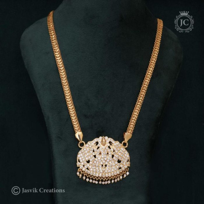 336 Impon Kajalakshmi Dollar Chain- JCCH336 - 1199 24 1299 30 (6)