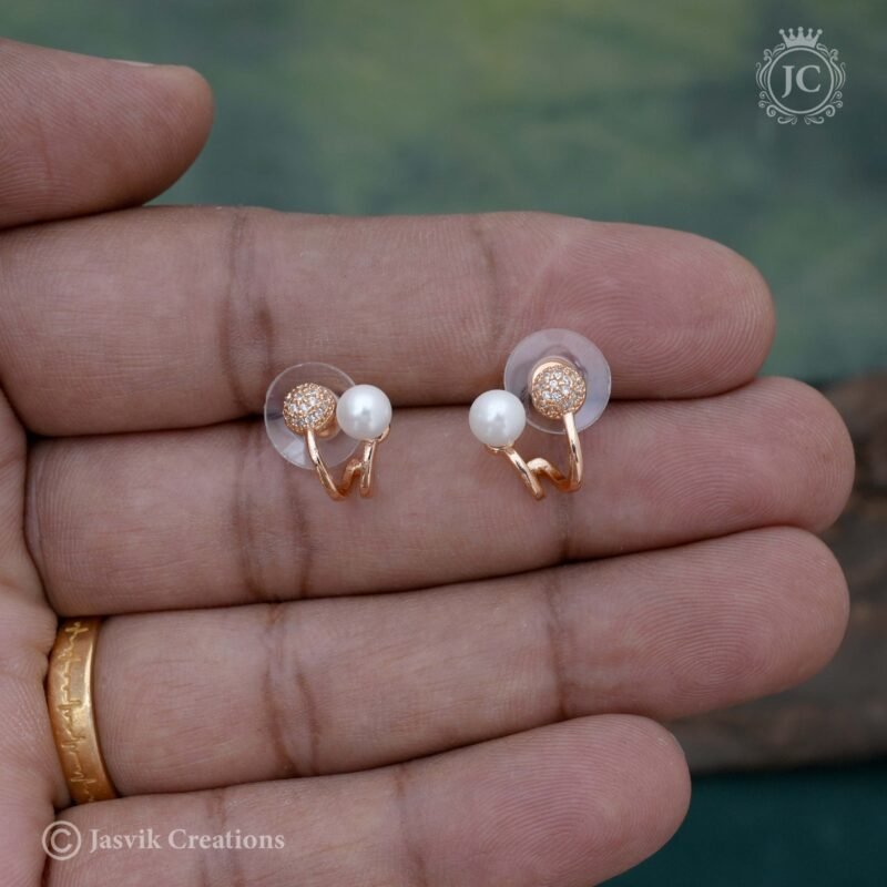 Rose Gold Ear Ring - JCRG034