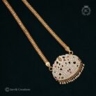 344 Impon Gajalakshmi Dollar Chain- JCCH344 - 24 1199 30 1299 (5)