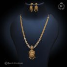 375 Nakshi Lakshmi Necklace with Uncuts - - JCNL375 - 599 (1)
