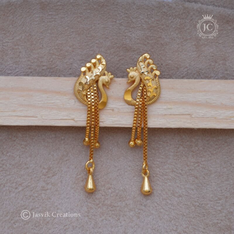 Forming Peacock Ear Ring-  JCER385