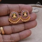 392 Micro Plated Lakshmi Kemp Stud - JCER391- 250 (4)