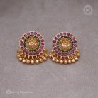 392 Micro Plated Lakshmi Kemp Stud- JCER392 - 250 (4)