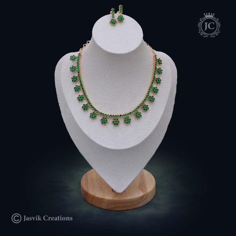 Micro Plated Emerald Necklace - JCNL396
