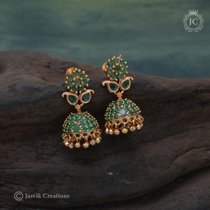 397 AD Jhumka Green -JCER397 299 (3)