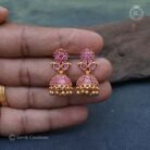 398 AD Jhumka Ruby - JCER398 - 299 (2)