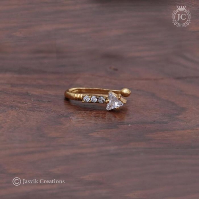 4 AD Arrow Pattern Nose Pin - 70 -JCNP004 (1)