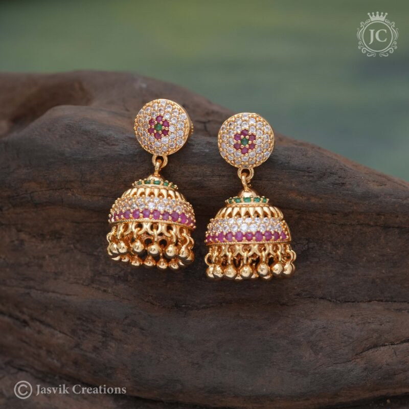AD-Jhumka-Multi-Colour - JCER400