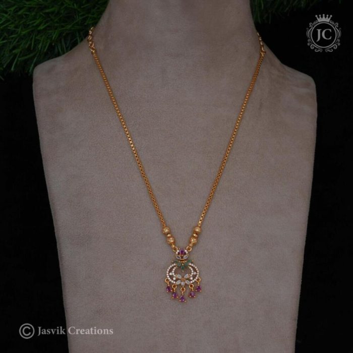 408Simple Micro Plated NEckace- JCNL408 - 299 (6)