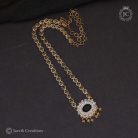 420 Micro Plated Emerald Pendent Set - JCNL420 - 650 (2)