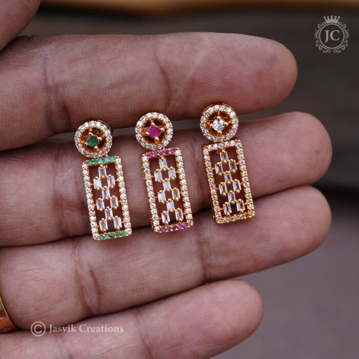 421 Trendy Microplated Ad Stud - JCER421 - 199 (5)