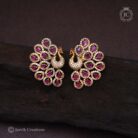 430 Premium Peacock Big Size Stud - JCER430 - 550 (2)