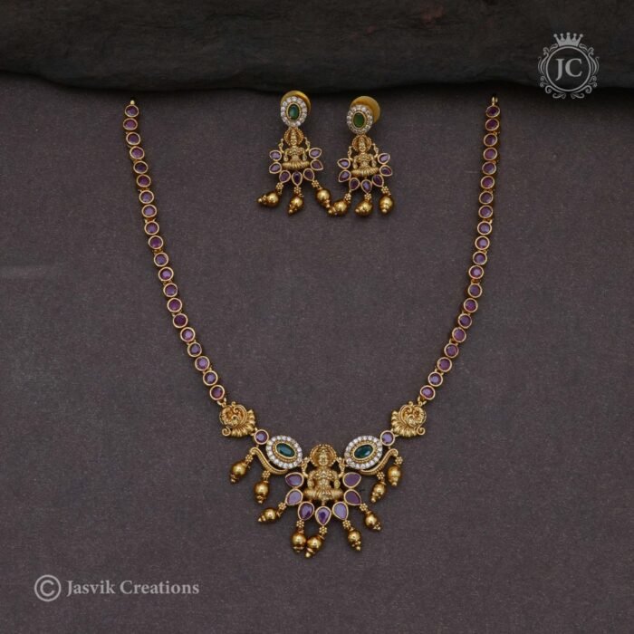 431 PRemium LAksmi Ruby Necklace - JCNL431 -575 (3)