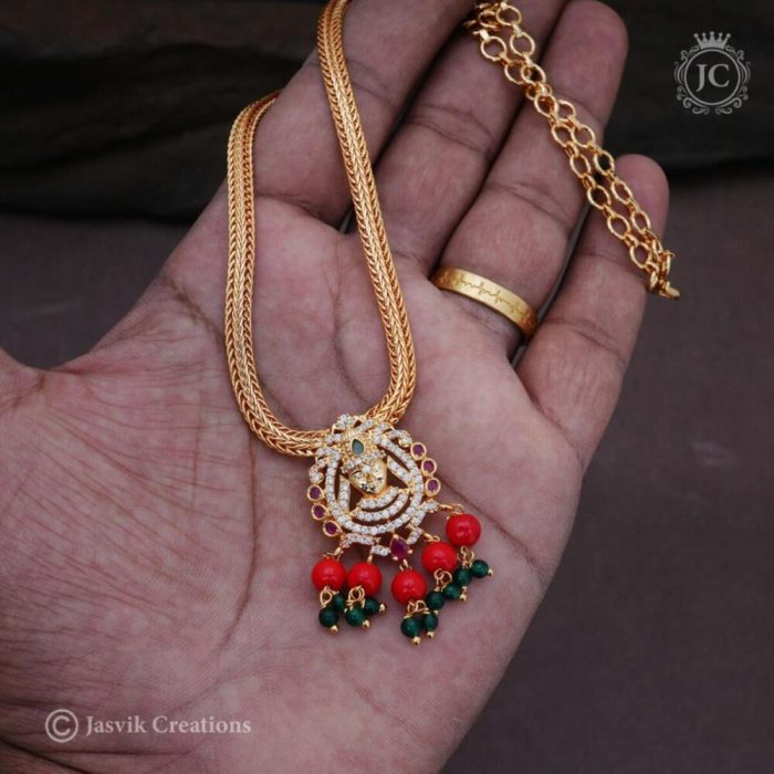 435 Micro Plated Venkates Necklace - JCNL435- 550 (2)
